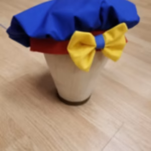 Royal Blue Puff Cap